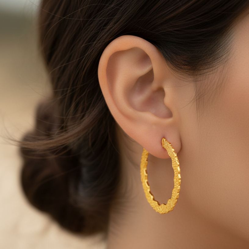 Roe sterling silver earrings (III) - Katerina Roukouna
