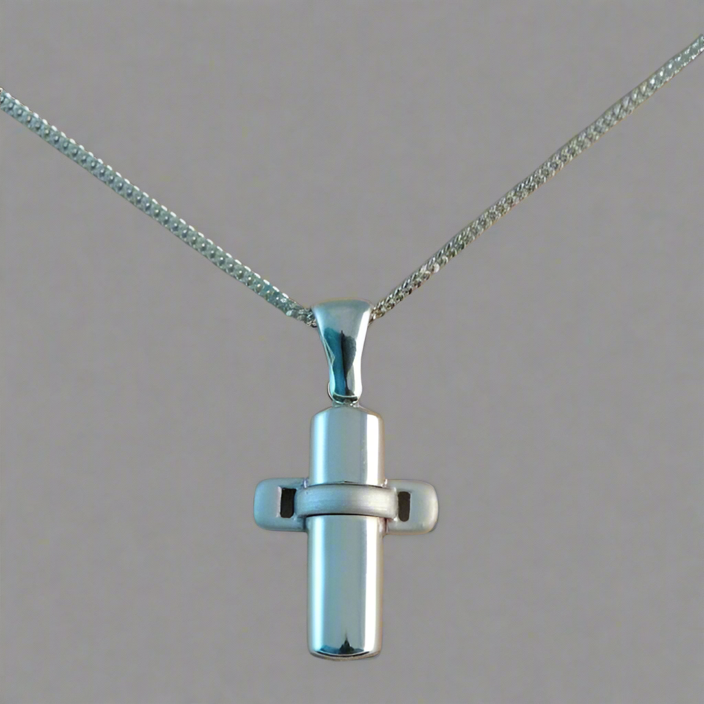 18Κ White gold cross (III) - Katerina Roukouna