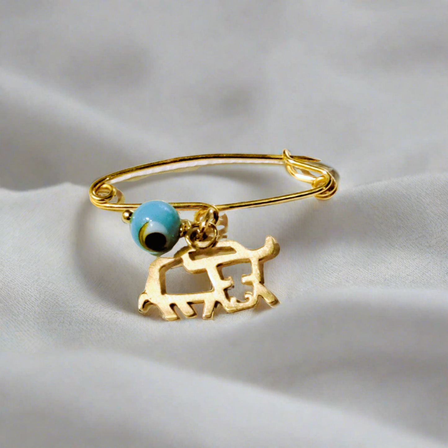 14K gold zodiak- baby charm, taurus - Katerina Roukouna