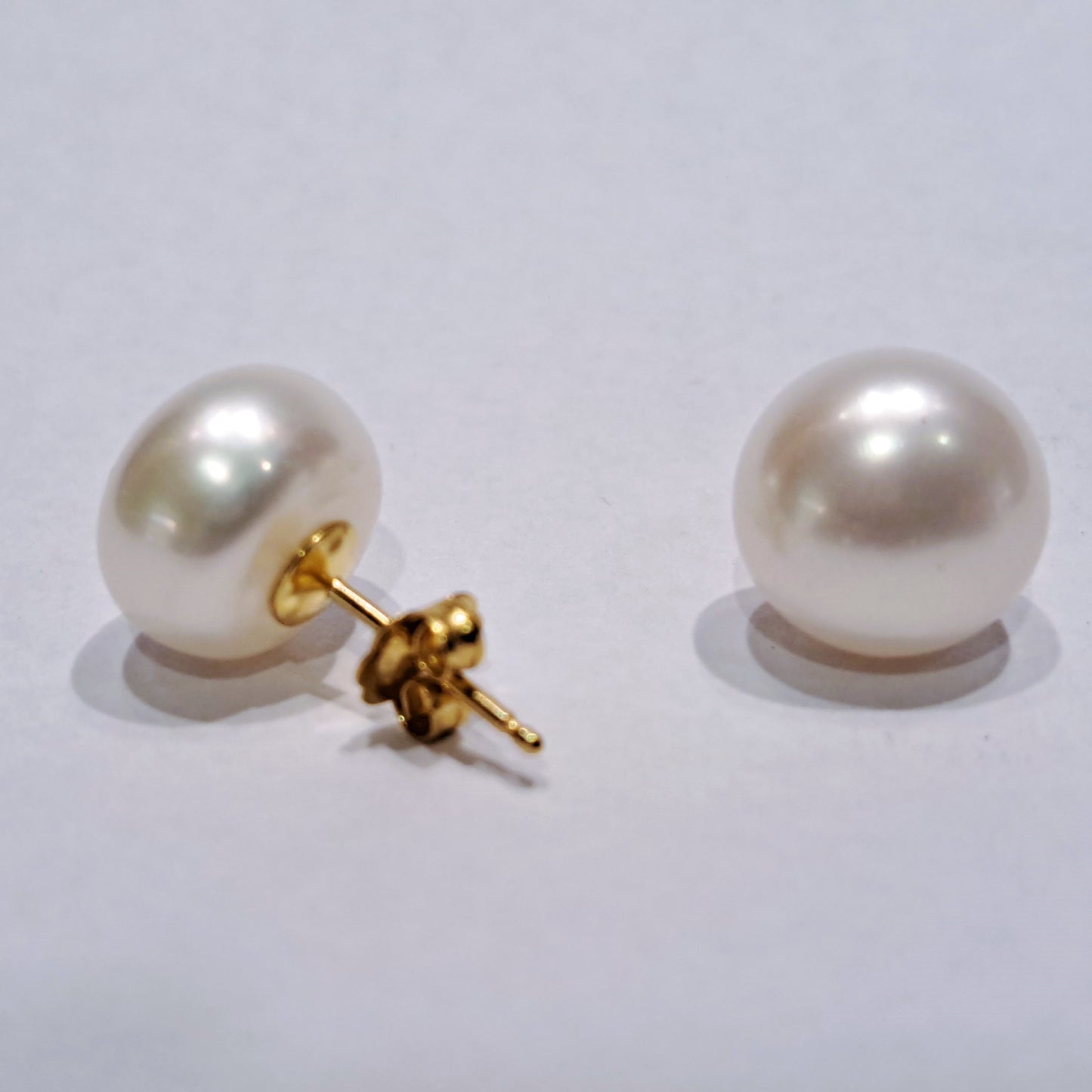 18K Gold earrings with pearls (II)