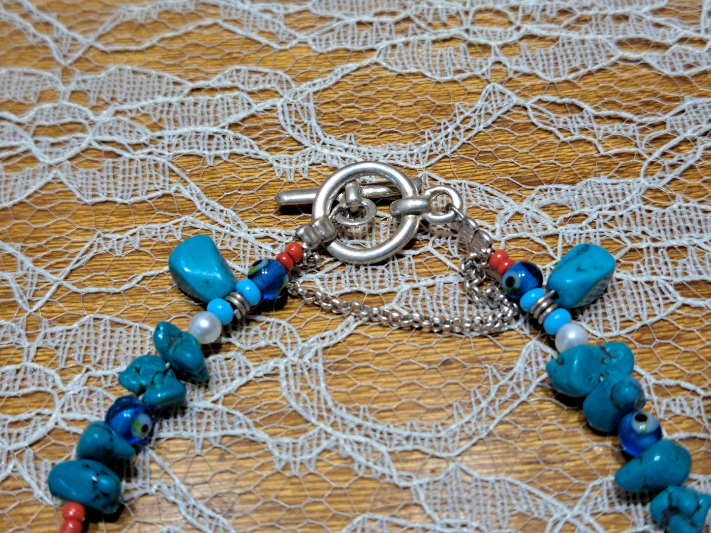 Handmade sterling silver bracelet with an ancor - Katerina Roukouna