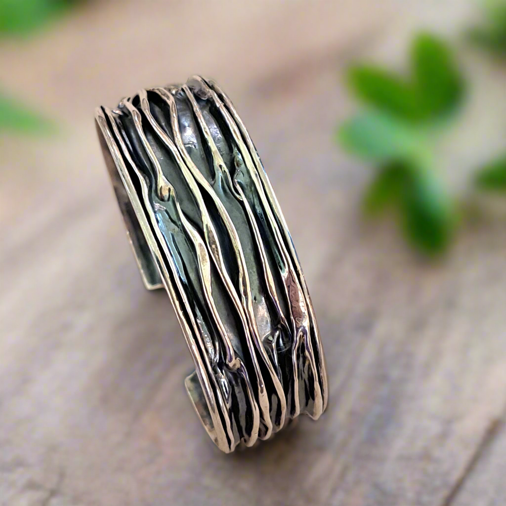 Handmade vintage sterling silver bracelet