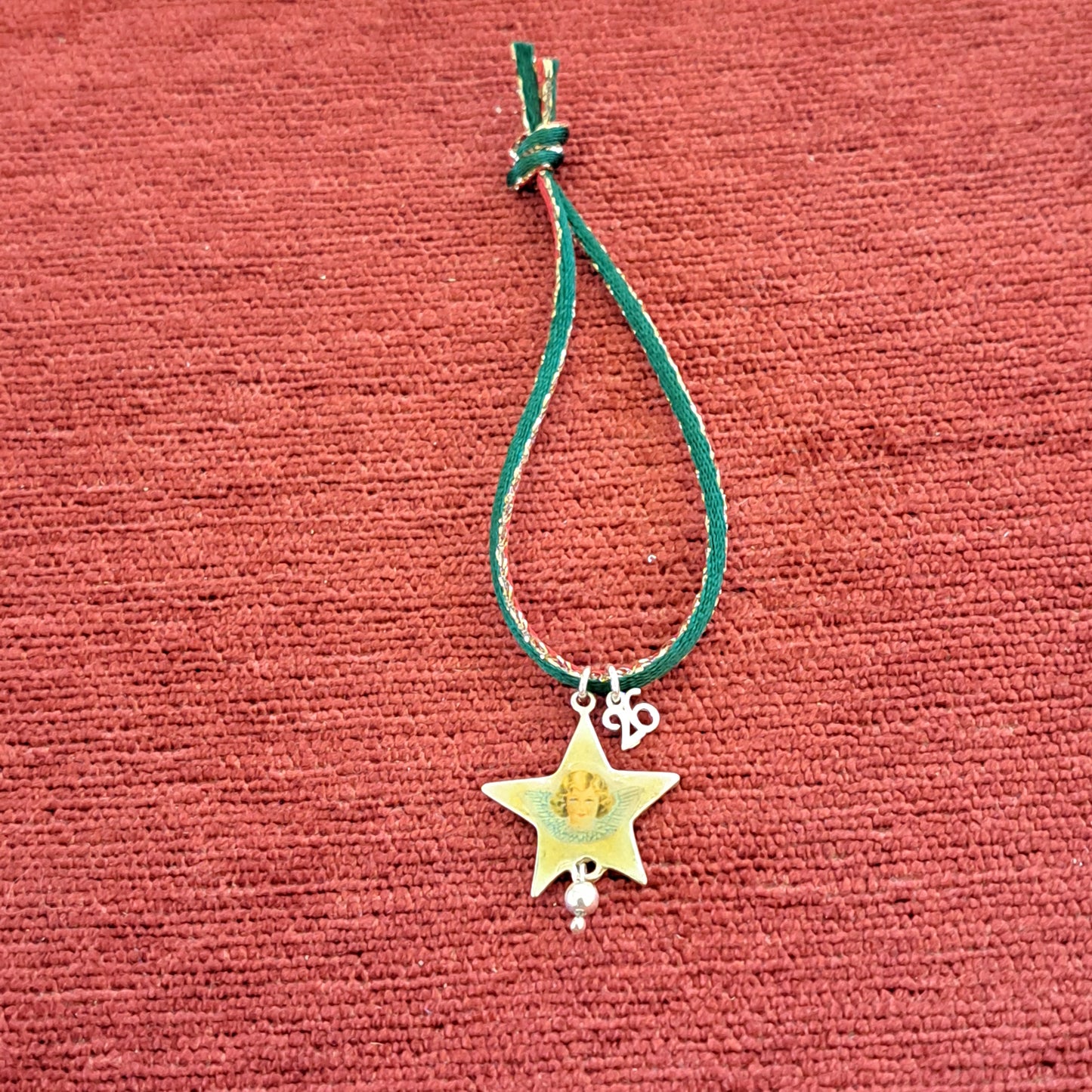Star with angel Lucky charm
