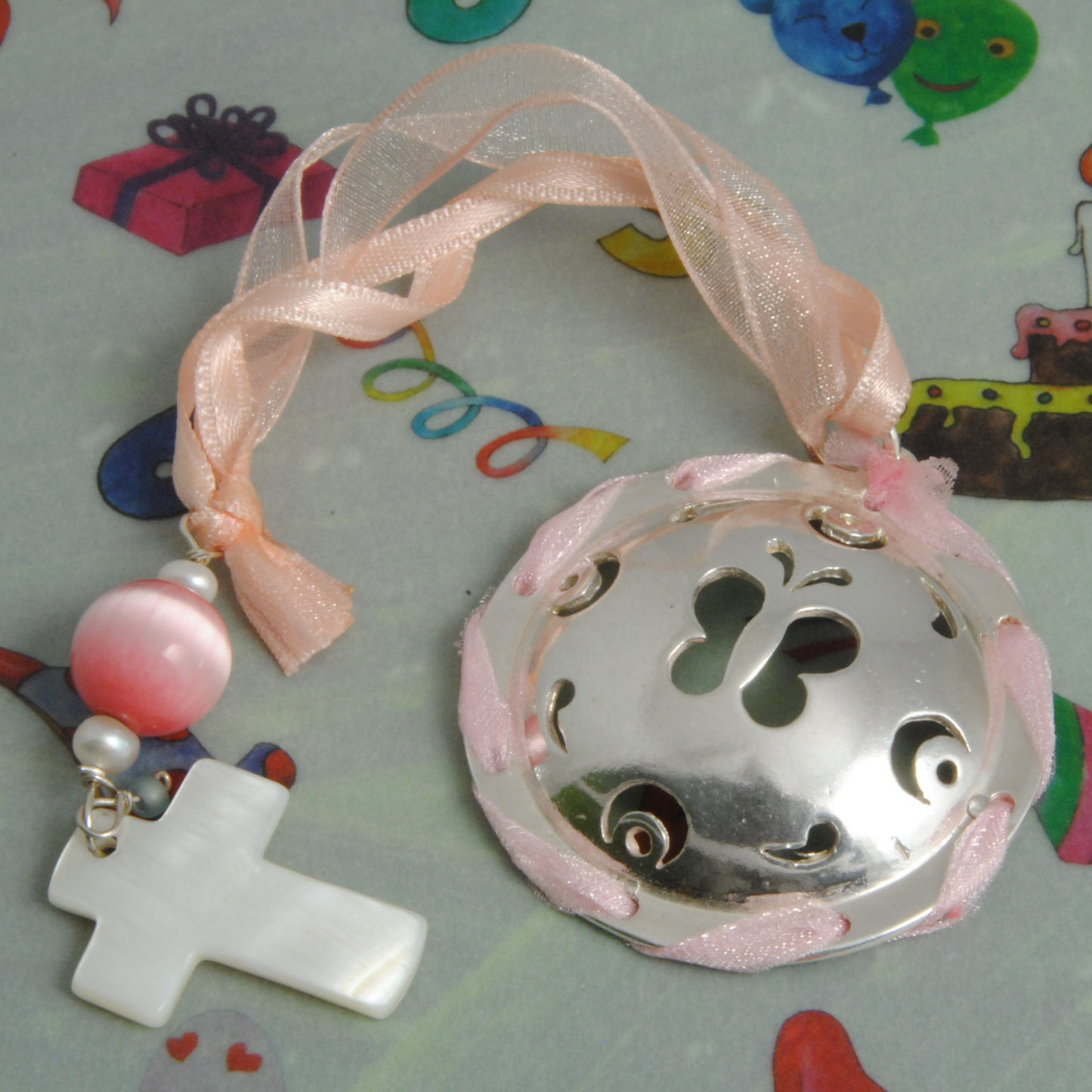 Baby girl butterfly charm - Katerina Roukouna