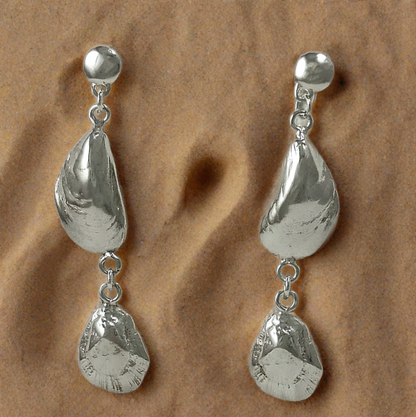 Mussel and Limpet Earrings - Katerina Roukouna