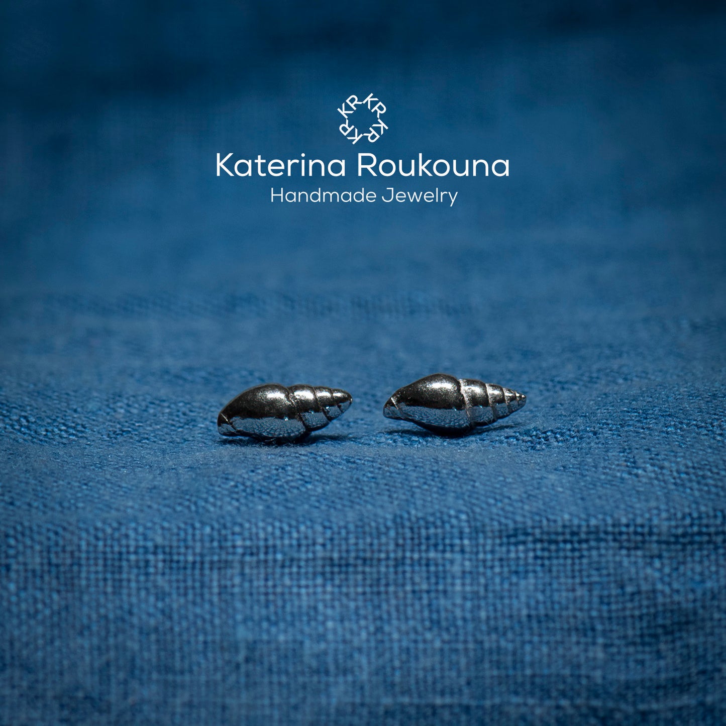 Tiny Seashell Stud Earrings - Katerina Roukouna