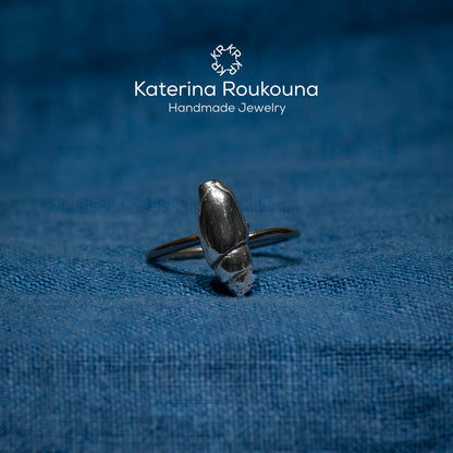 Seashel sterling  silver Ring (II) - Katerina Roukouna