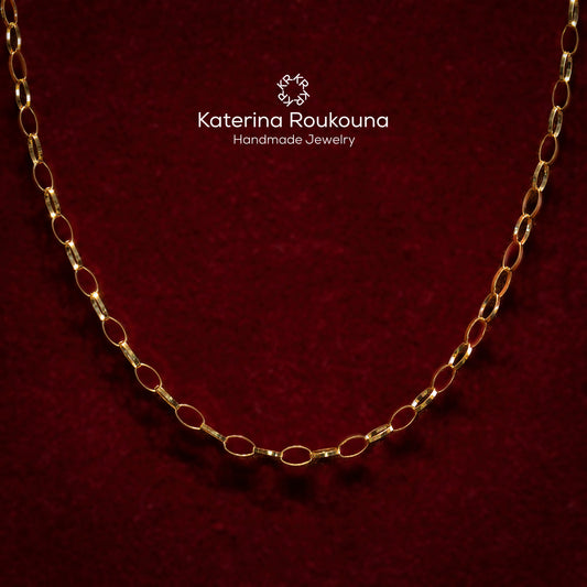 Gold 14K Oval chain