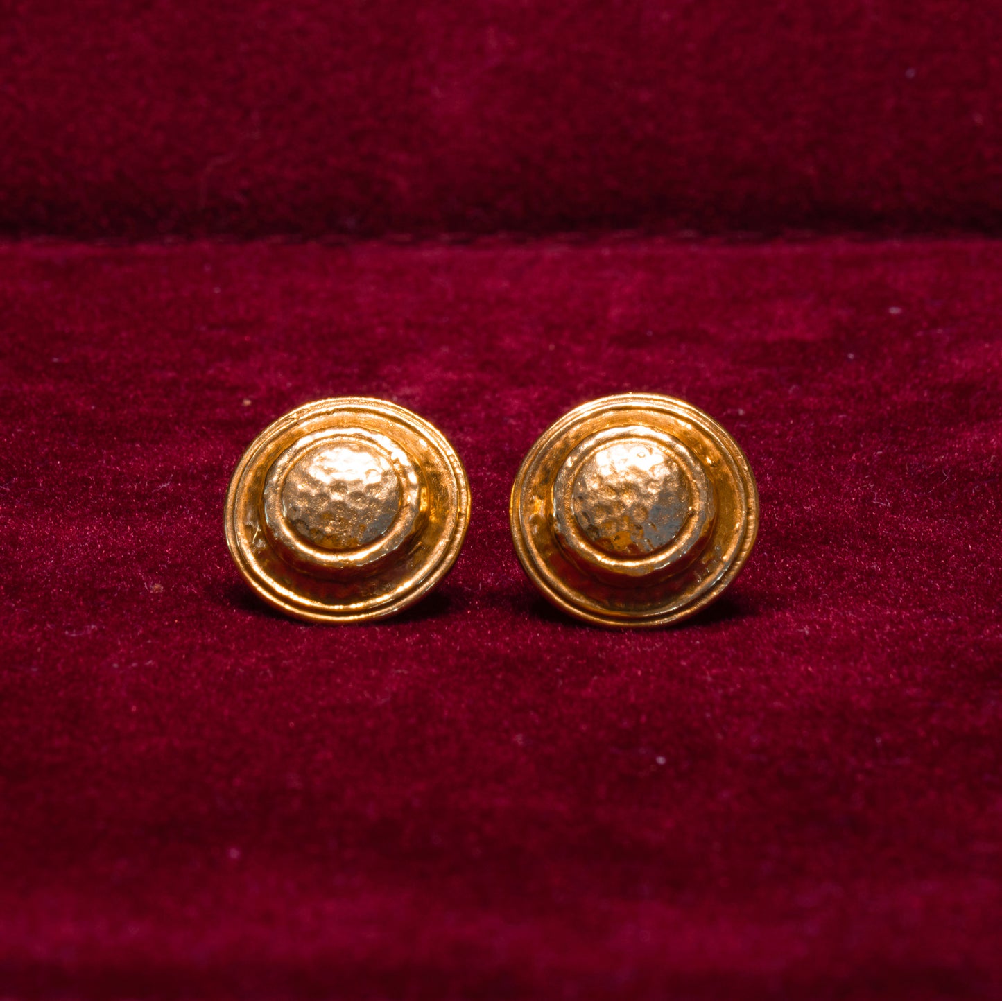 18K Handmade gold earrings