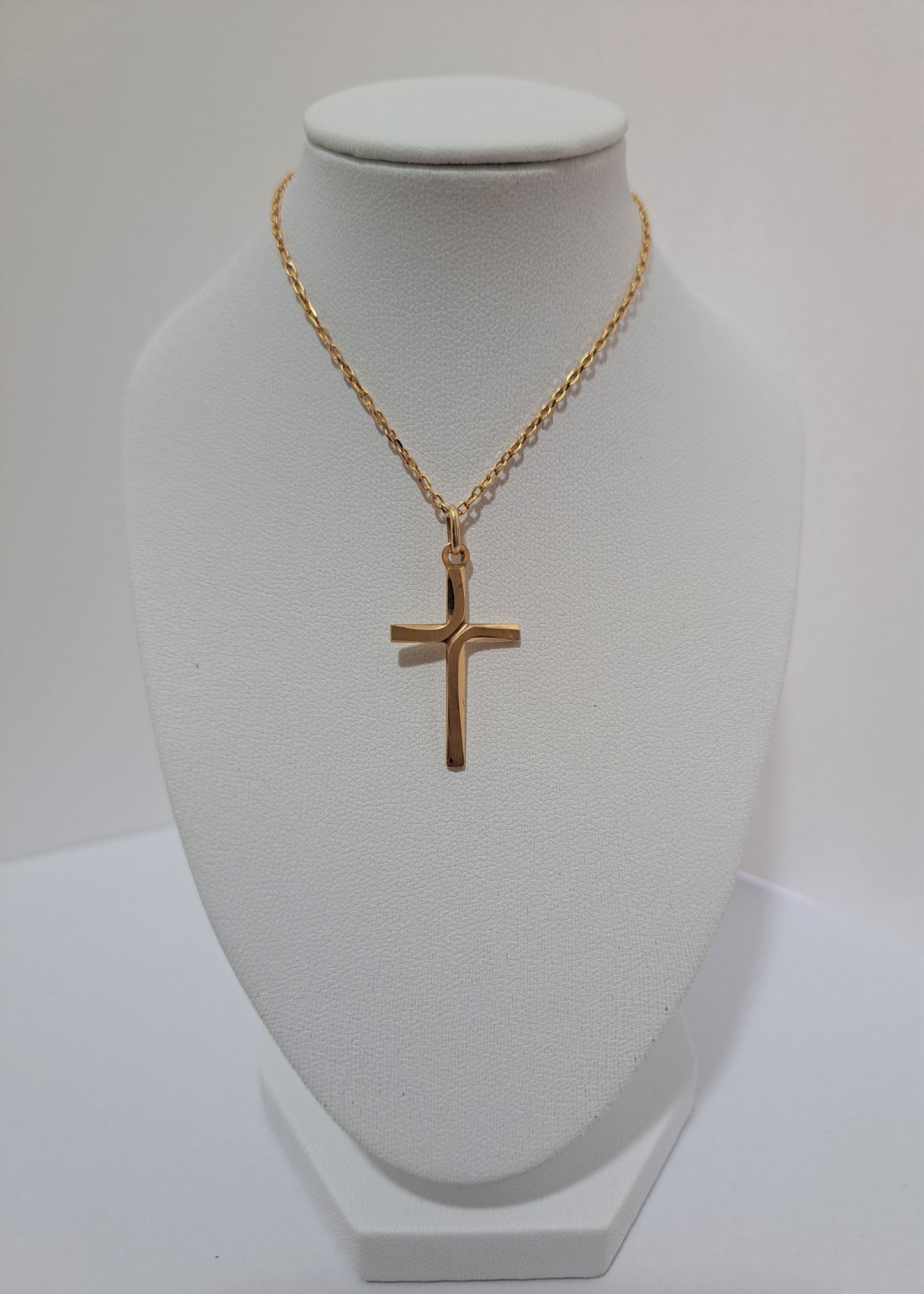 14K Yellow Gold Cross ( IV)