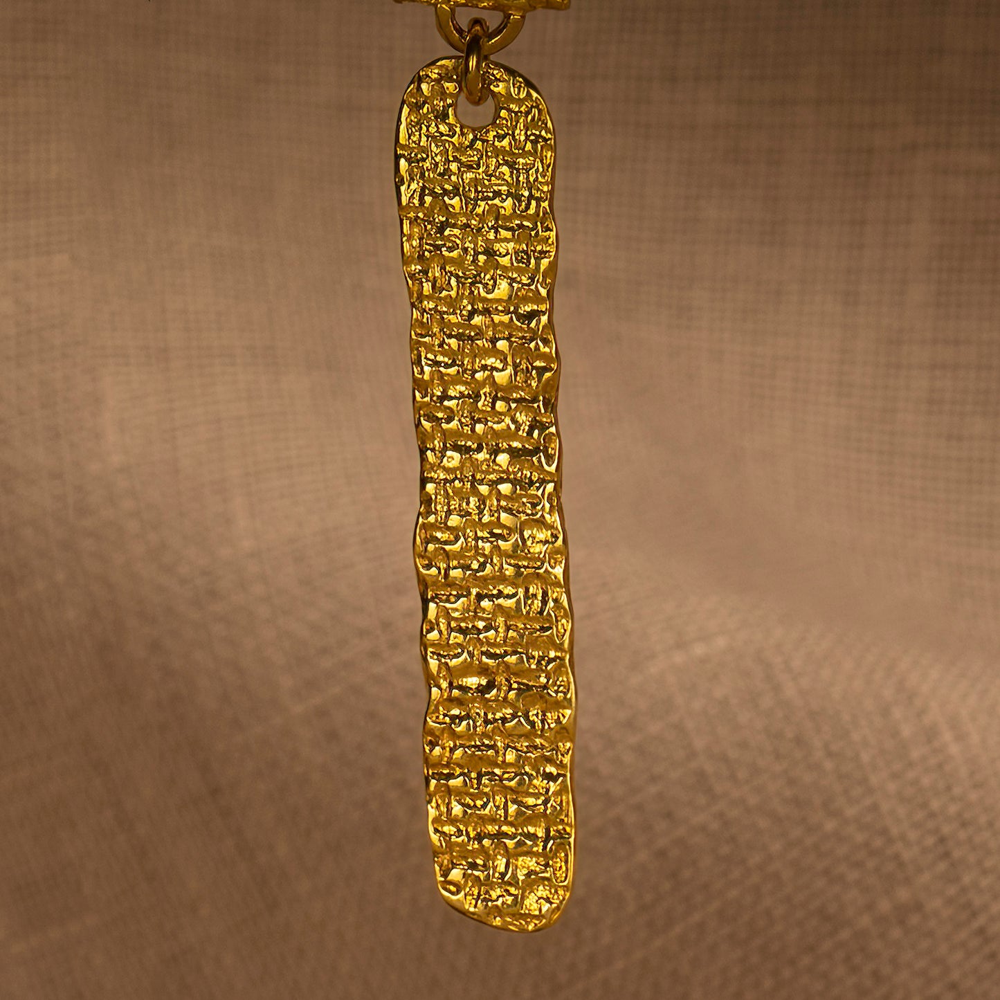 "Path"! Gold plated silver earrings - Katerina Roukouna