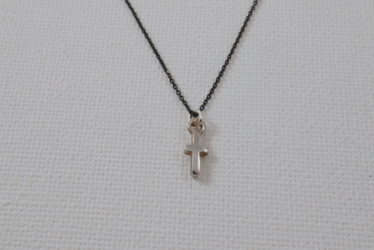Tiny thin Gold Plated Cross - Katerina Roukouna