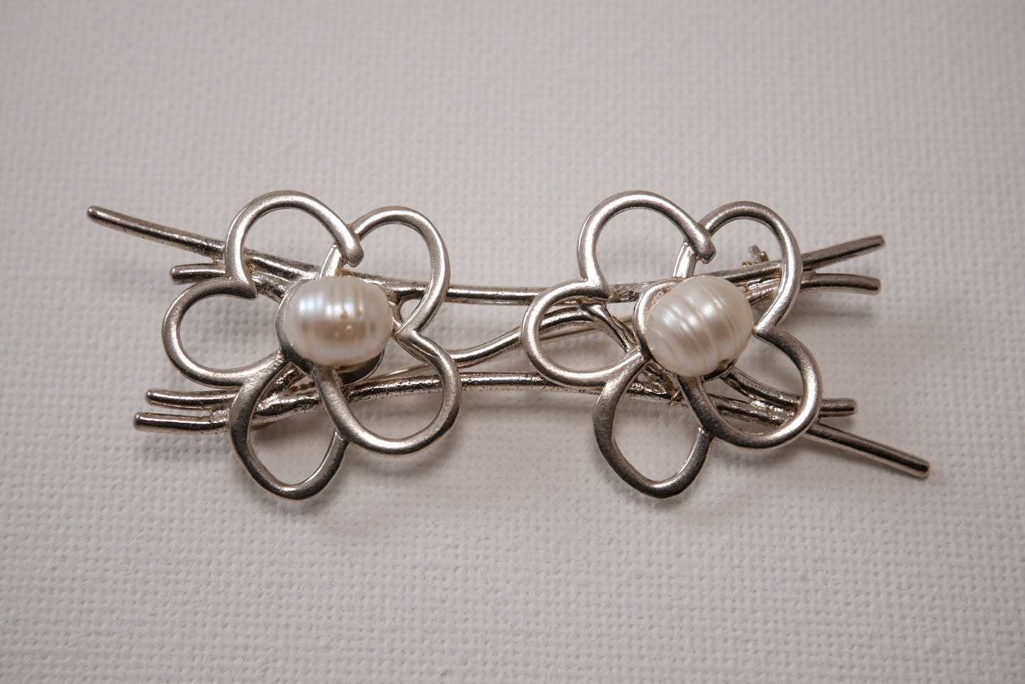 Two Flowers w' Pearls - Katerina Roukouna