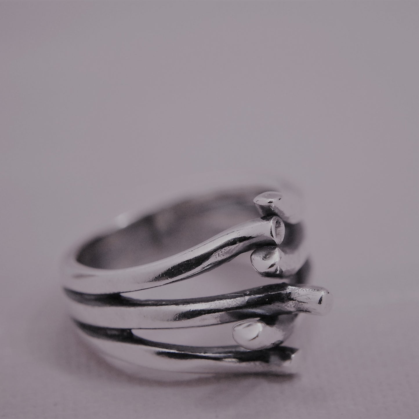 "Branches" sterling silver ring