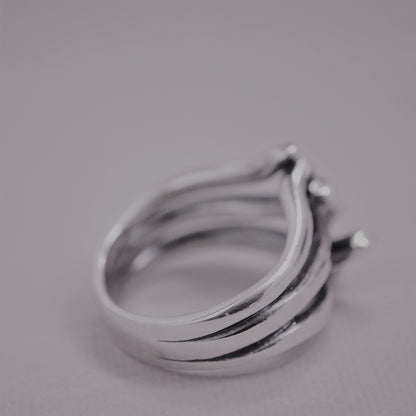 "Branches" sterling silver ring