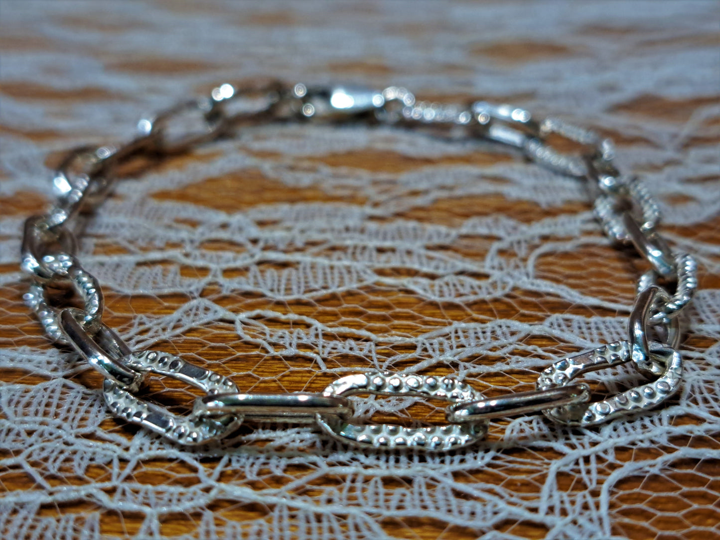 Sterling silver bracelet- chain