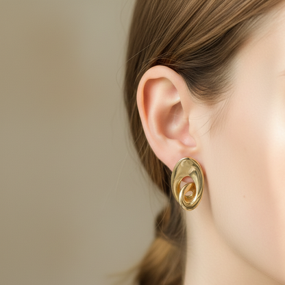 14K Gold earrings (Shells)