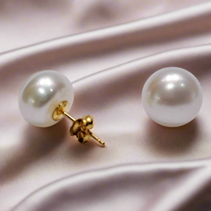 18K Gold earrings with pearls (II)