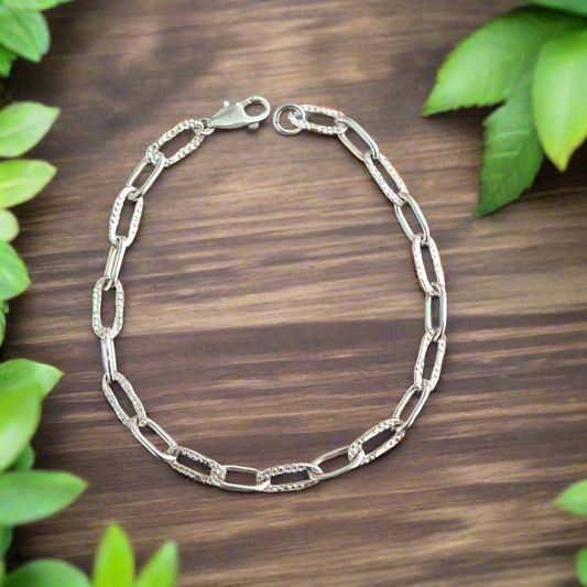 Sterling silver bracelet- chain