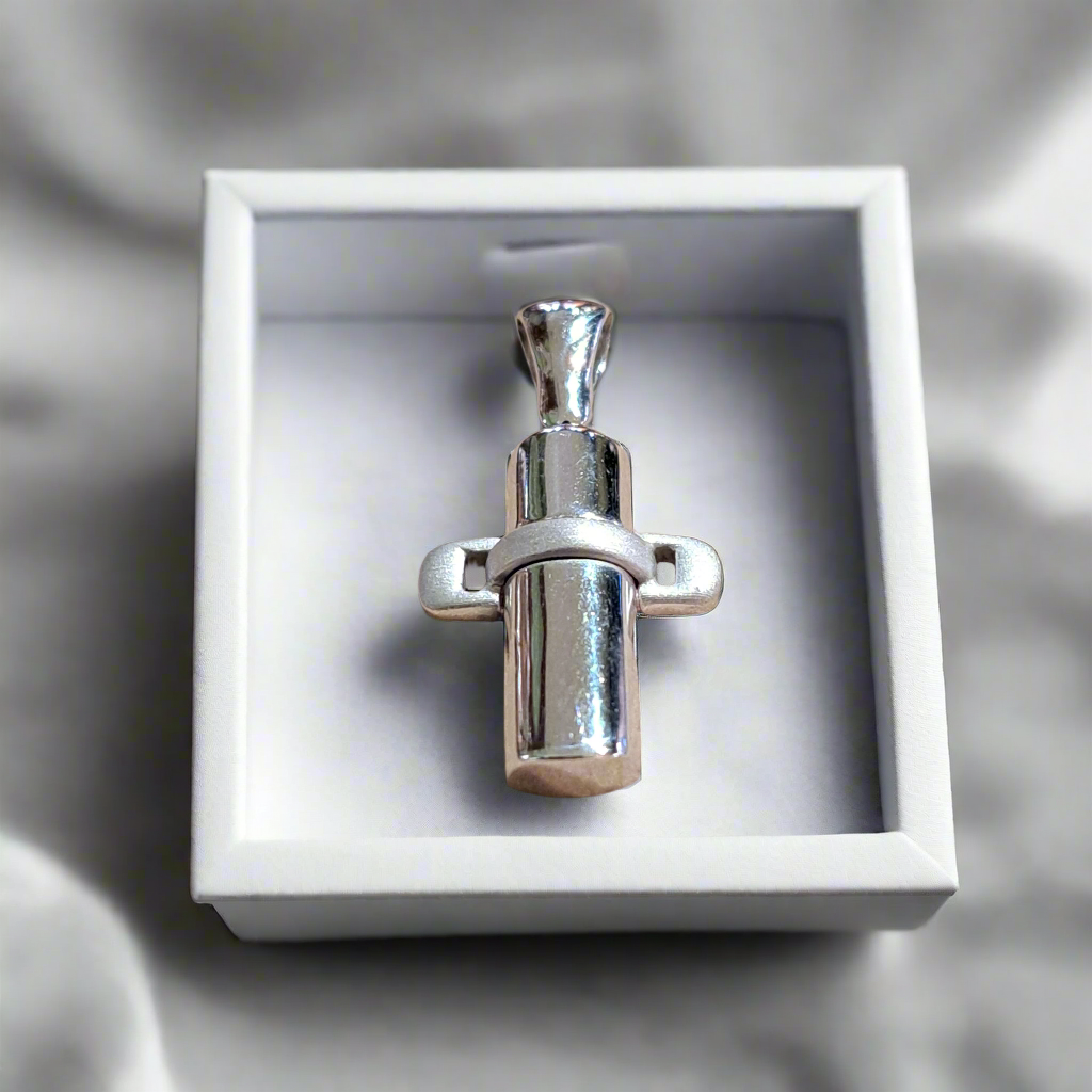 18Κ White gold cross (III)