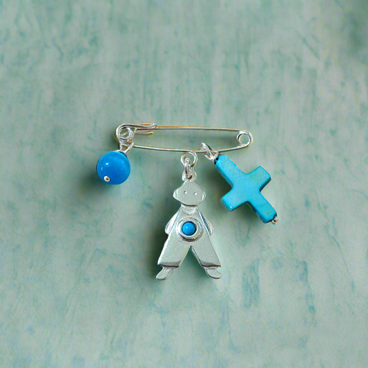 Boy sterling silver lucky charm (II)