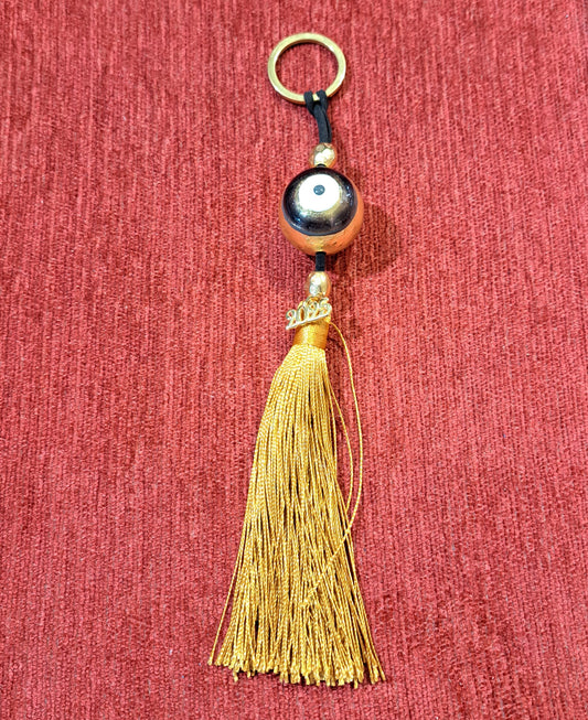 Key chain, golden evil eye 2025