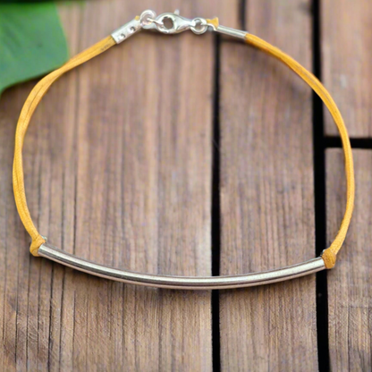 Line- sterling silver bracelet