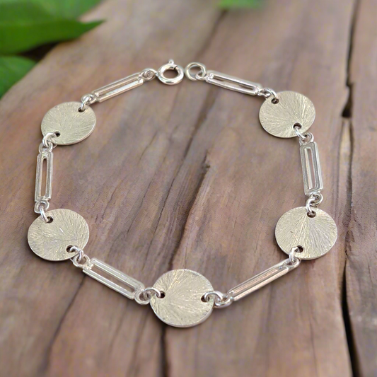Handmade sterling silver bracelet