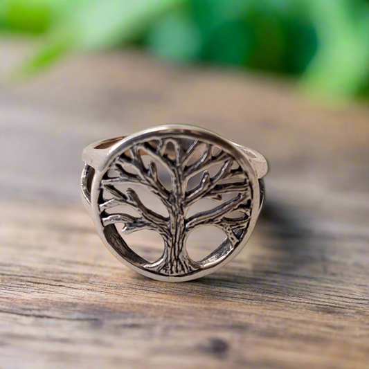Sterling silver ring  with the tree of life