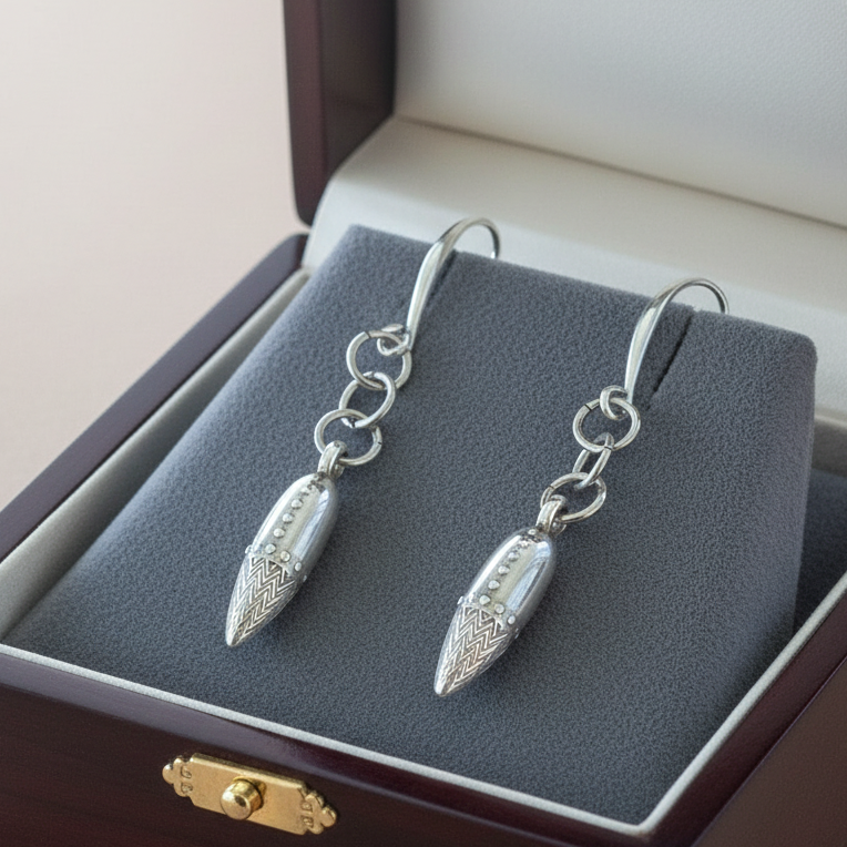 Ethnyc style elegant earrings - Katerina Roukouna