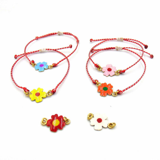 Flower bracelets