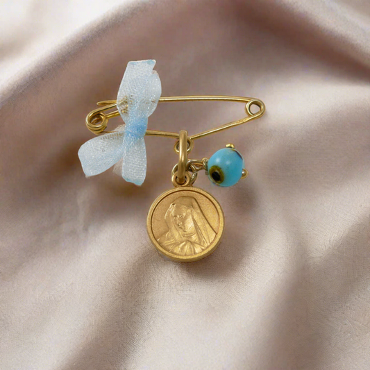14K Gold Baby Pin - Coin Mary