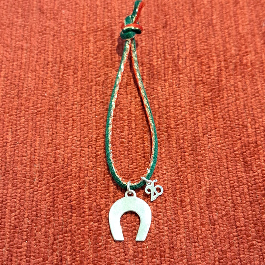 Horse shoe silver charm 2026