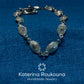 Sterling silver bracelet with mussels (II)