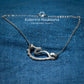 Sterling silver bracelet with an hippocampus