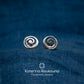 Medium Spiral Stud Earrings - Katerina Roukouna