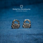 Tiny Crab Stud Earrings - Katerina Roukouna