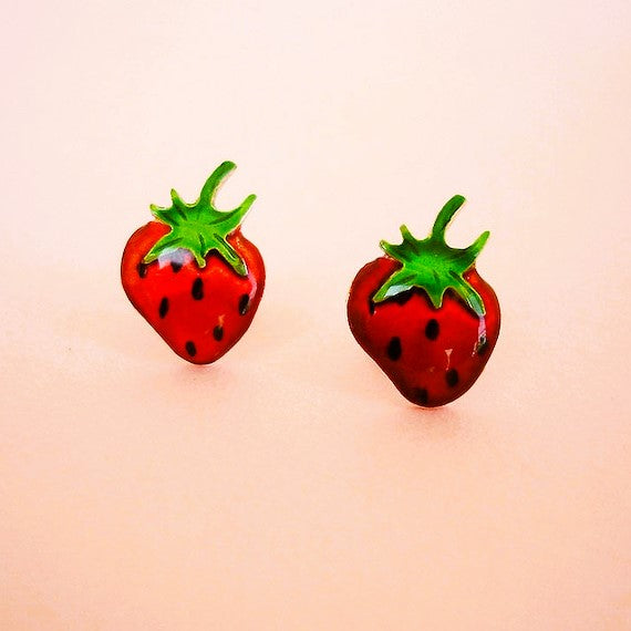 Strawberries earrings