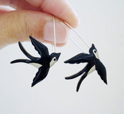 Swallow earrings