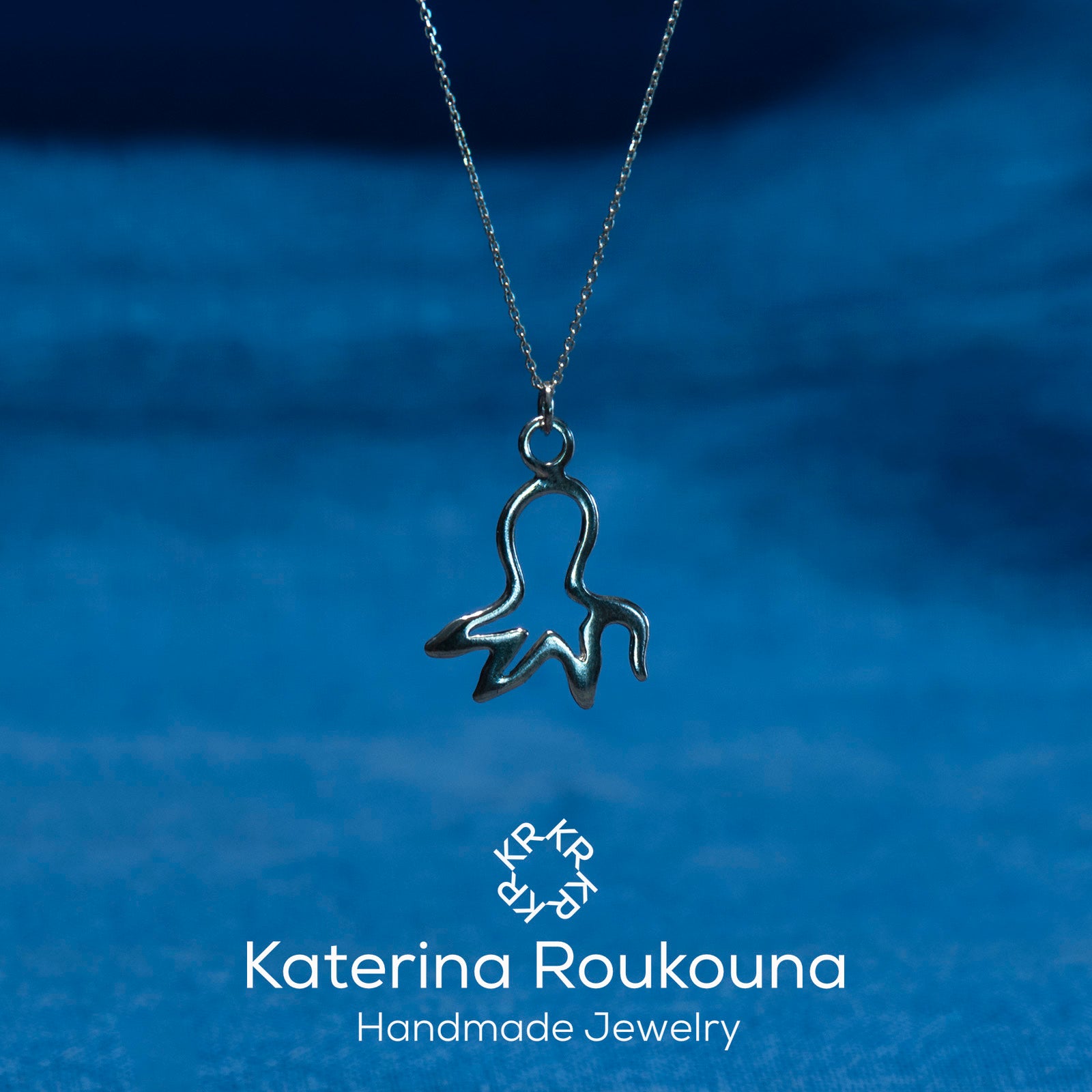 Tiny Octopus Necklace - Katerina Roukouna