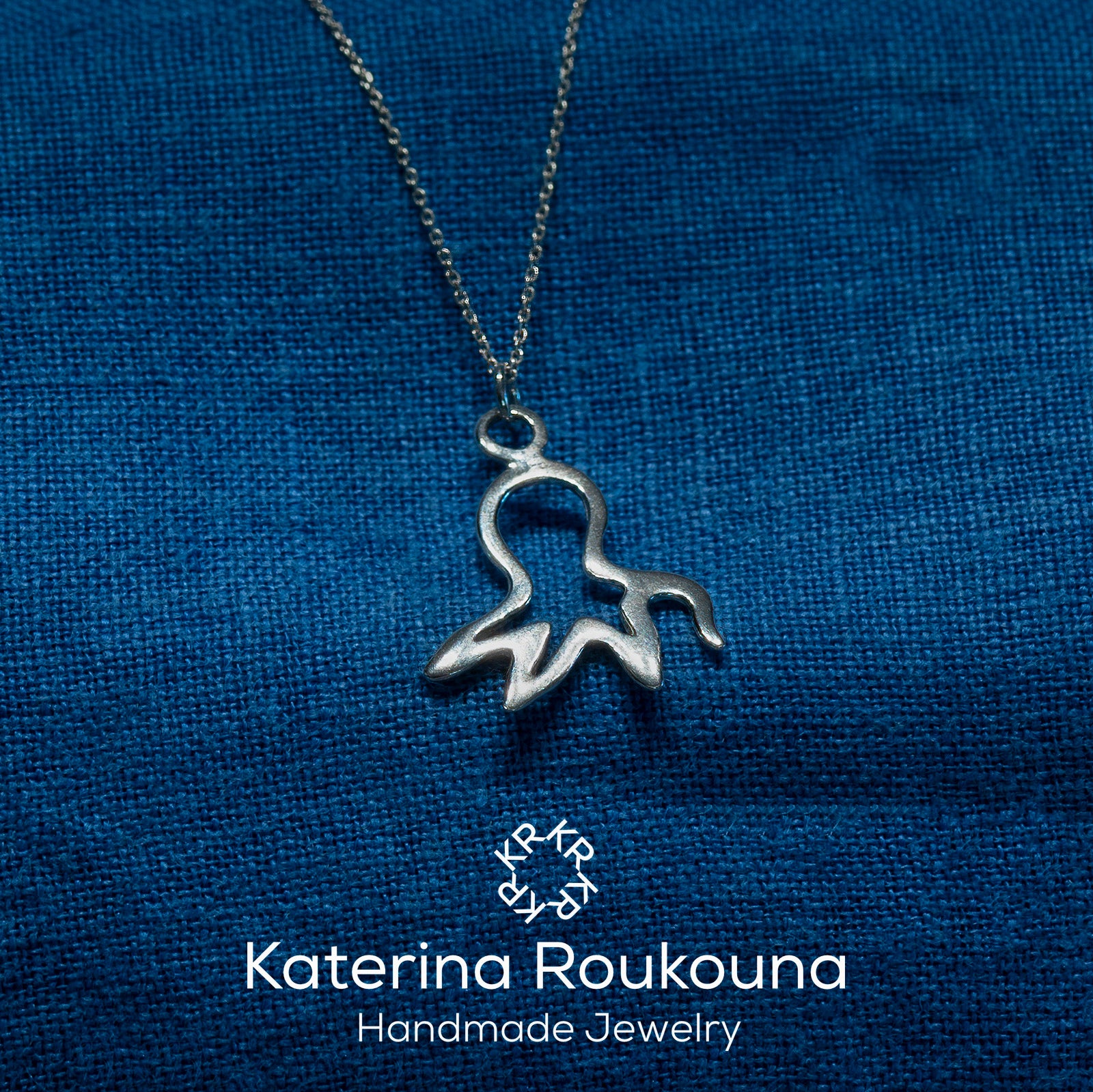 Tiny Octopus Necklace - Katerina Roukouna