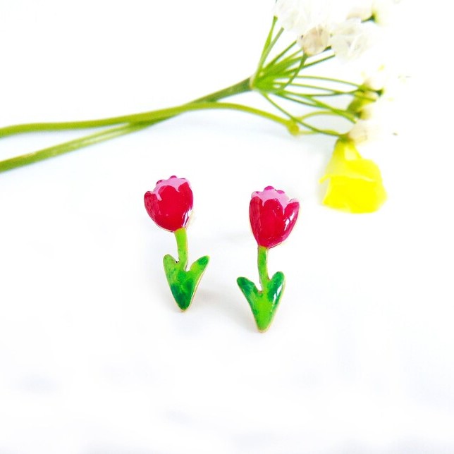Tulip earrings