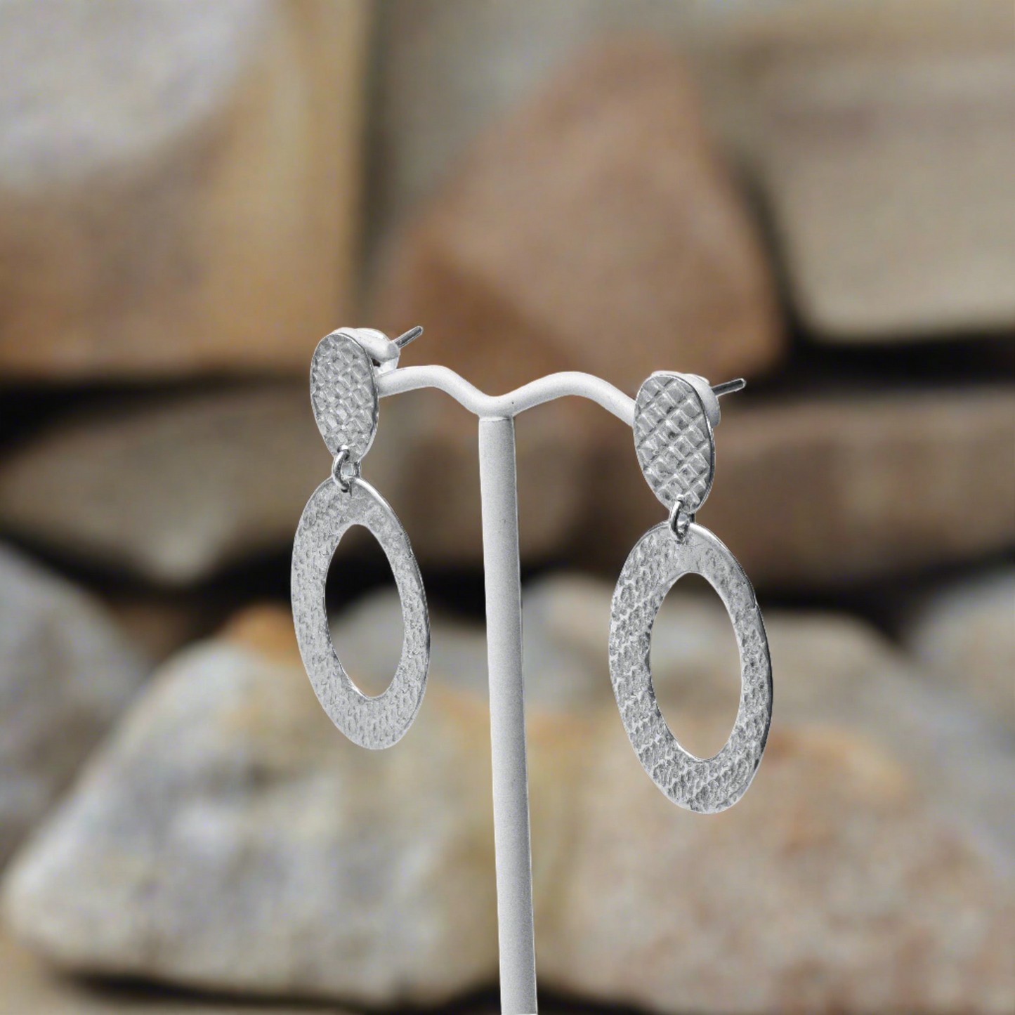 RAINFALL Silver Earrings - Katerina Roukouna