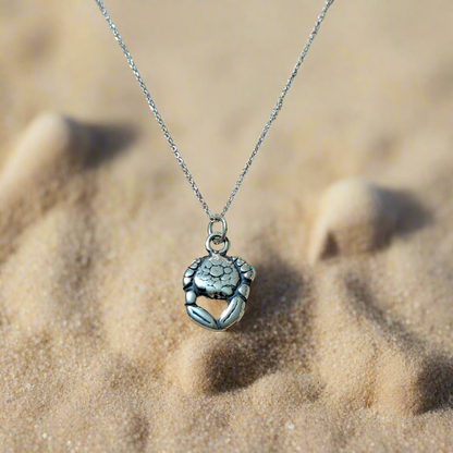 Tiny Crab Necklace - Katerina Roukouna