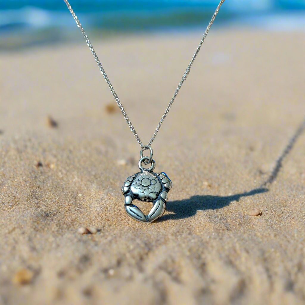 Tiny Crab Necklace - Katerina Roukouna