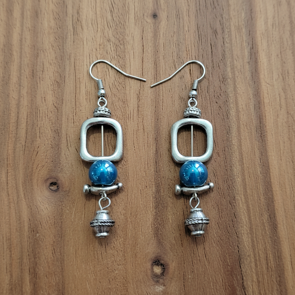 Handmade  ethnic style nickel free earrings (II)