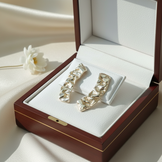 Sterling silver stud earrings - Katerina Roukouna