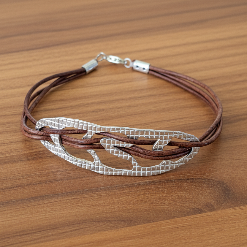 Handmade sterling silver  bracelet. - Katerina Roukouna
