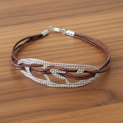 Handmade sterling silver  bracelet. - Katerina Roukouna