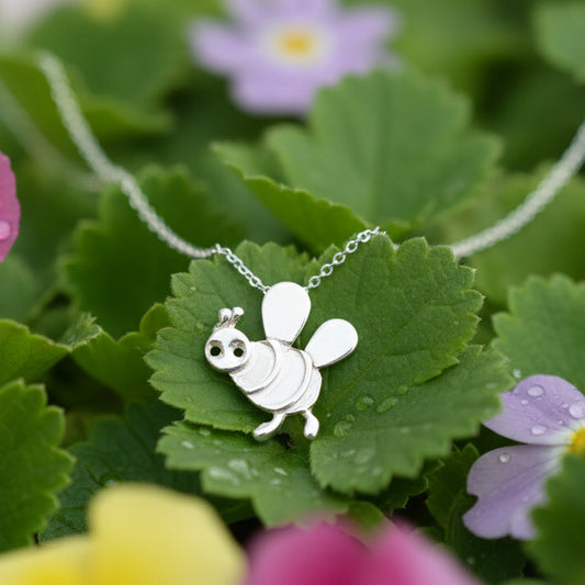 Tiny Bee Necklace - Katerina Roukouna